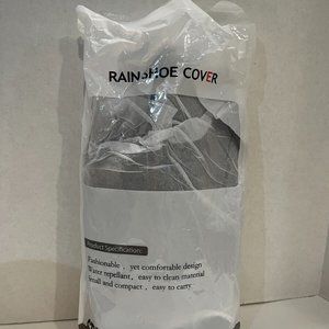Rain Shoe Covers Rainproof Shoe Unisex Gray Adult Large, New Open Bag